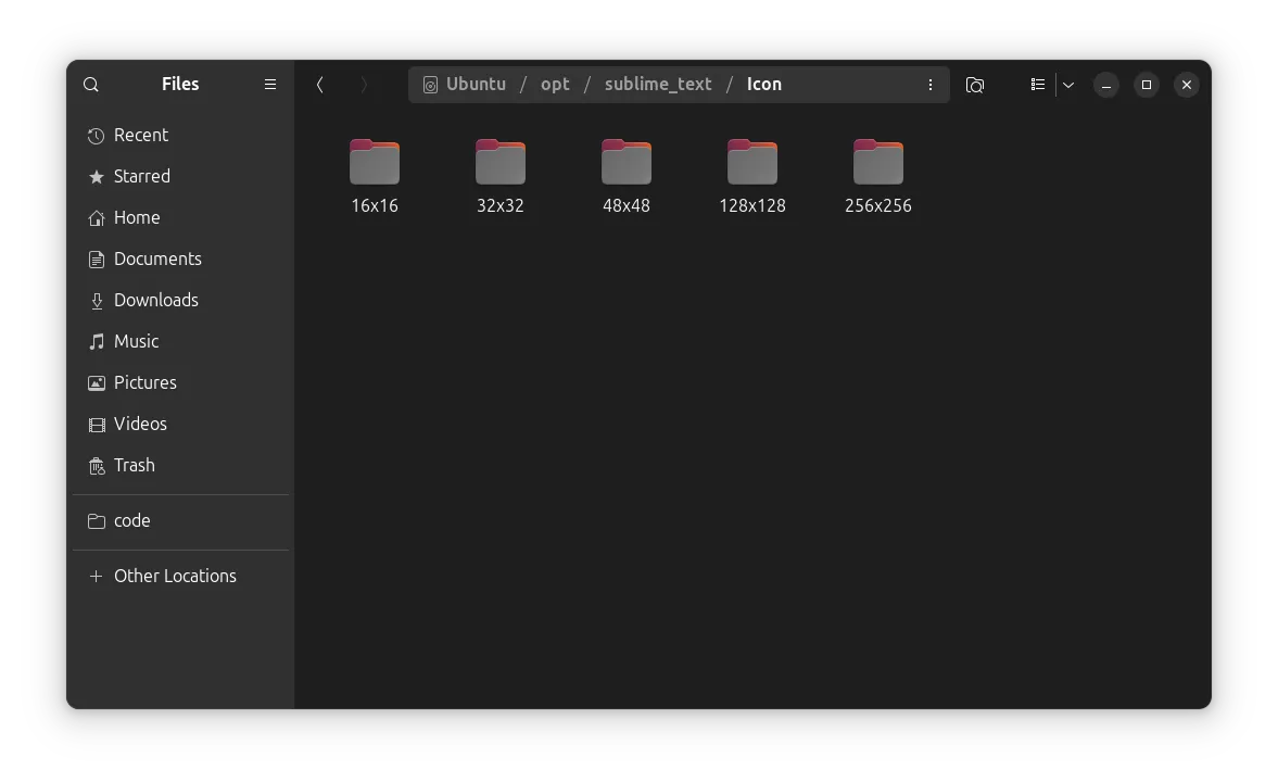 file manager screenshot
