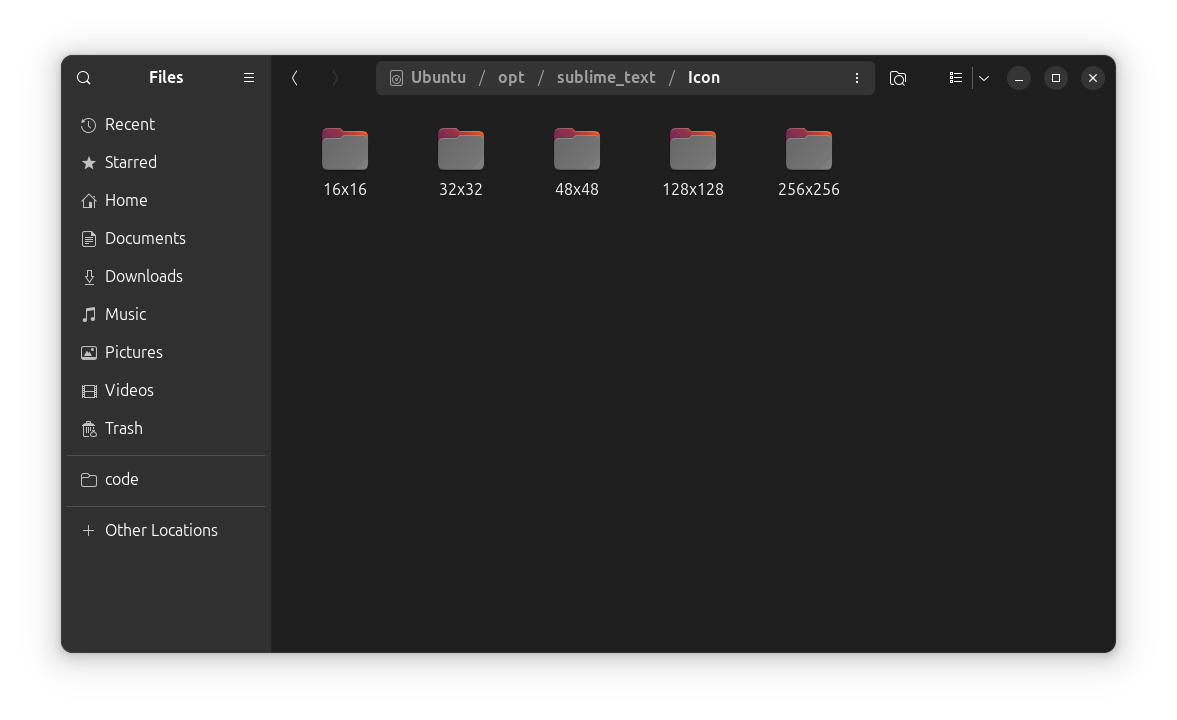 file manager screenshot